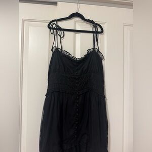 Black majorelle mini dress